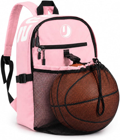 Basketball Backpack with Separate Ball Compartment & Shoe Storage - Durable Sports Bag for Kids & Youth, Water-Resistant Gym Bag for Soccer, Volleyball, and Basketball Gear Training