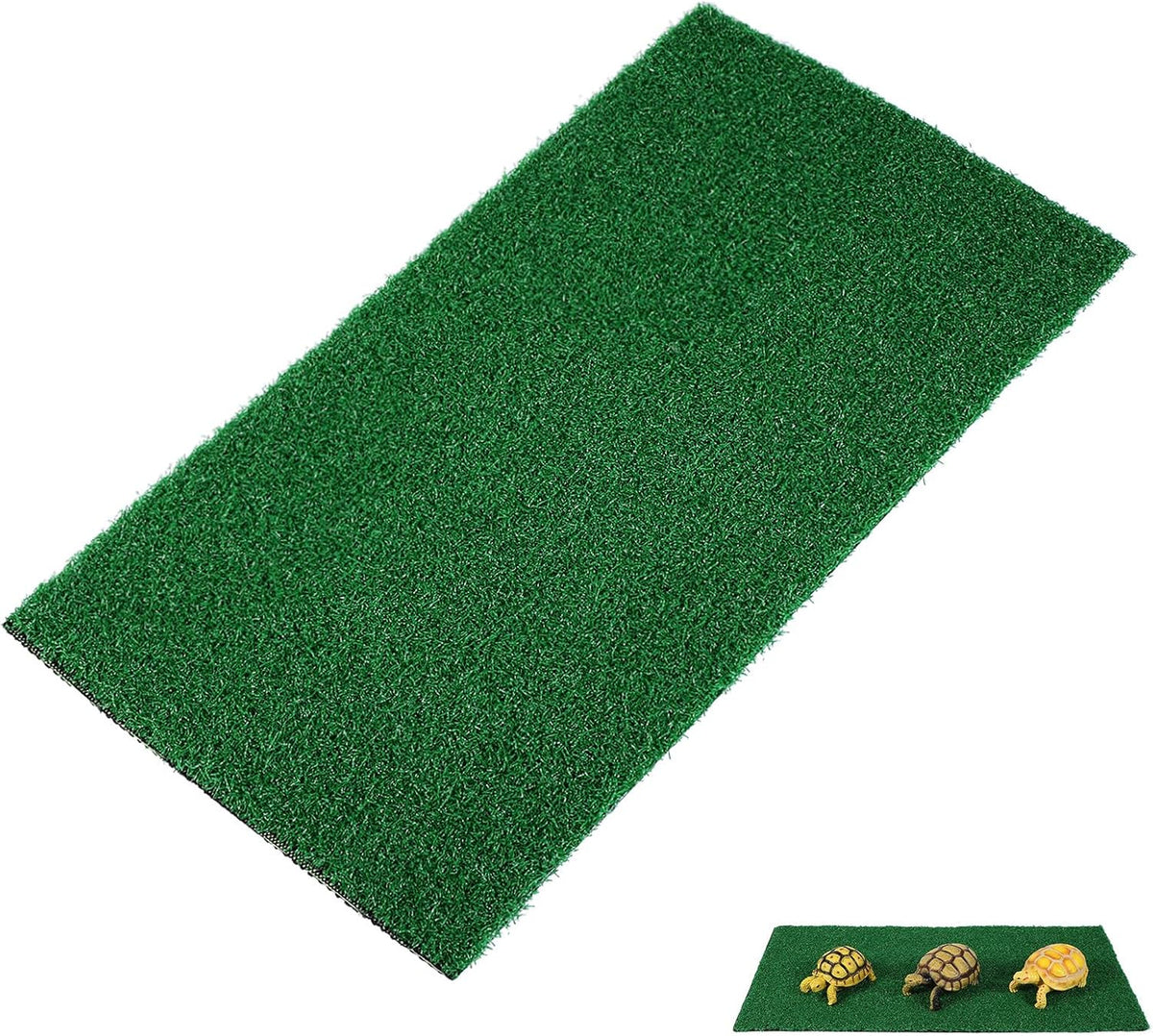 Artificial Grass Turf for Turtle Basking Platform Green Plastic