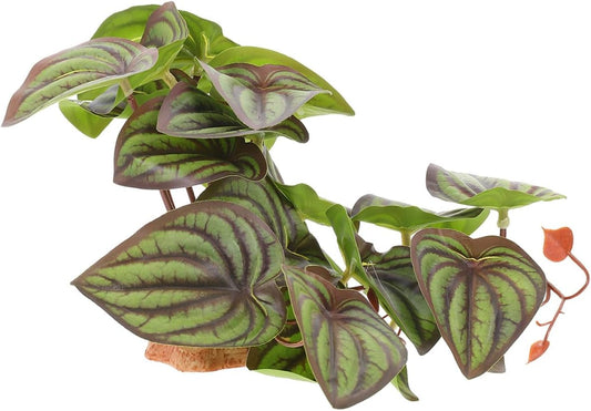 Artificial Reptile Plants Terrarium Decor 152pcs Artificial Plant Ornaments for Reptile and Amphibian Habitat Decoration Tank Landscaping