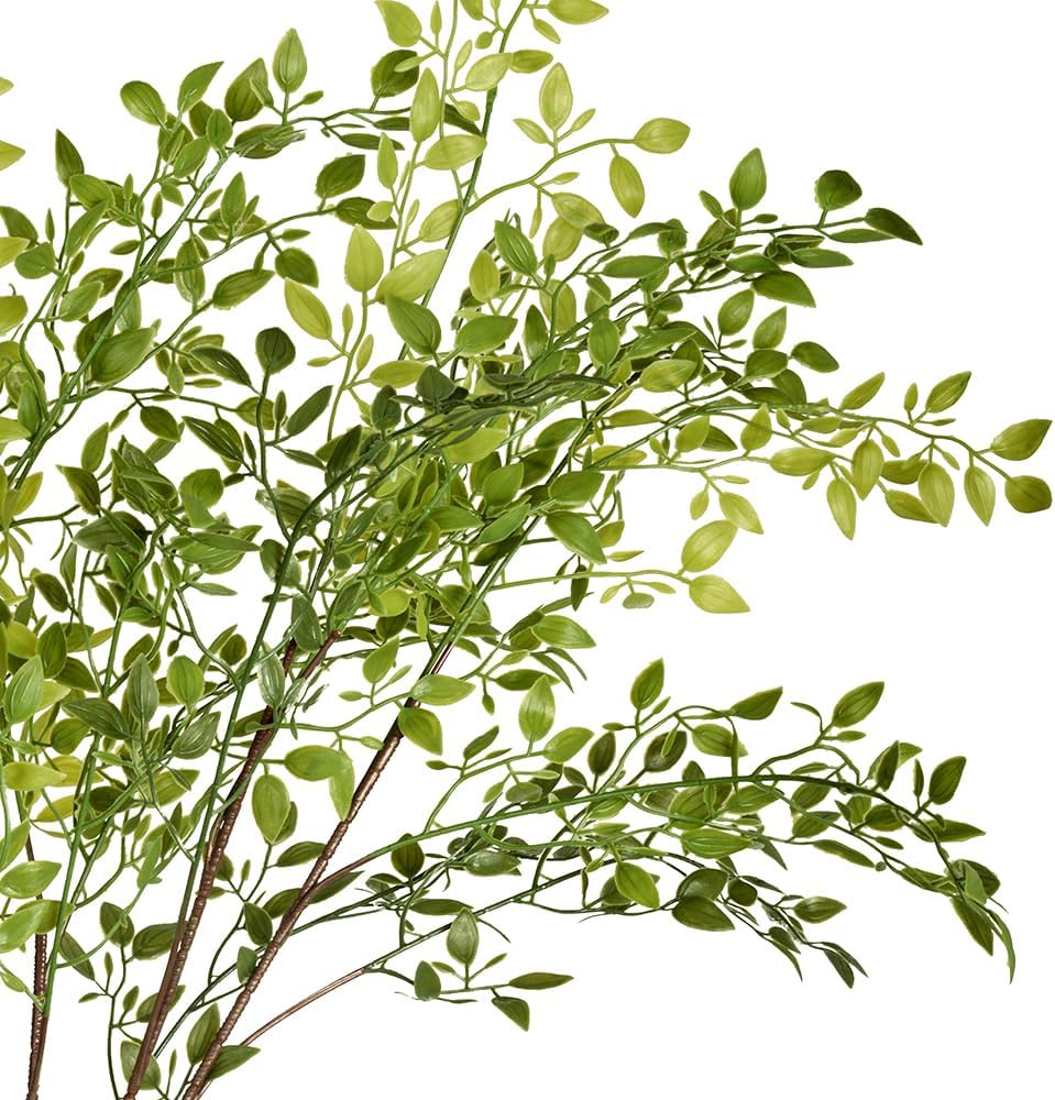 Stems Faux Branches for Vase 2PCS 43.3 inch Nandina Greenery Artificial Stems for Vase Leaf for Home Shop Garden Décor (2)