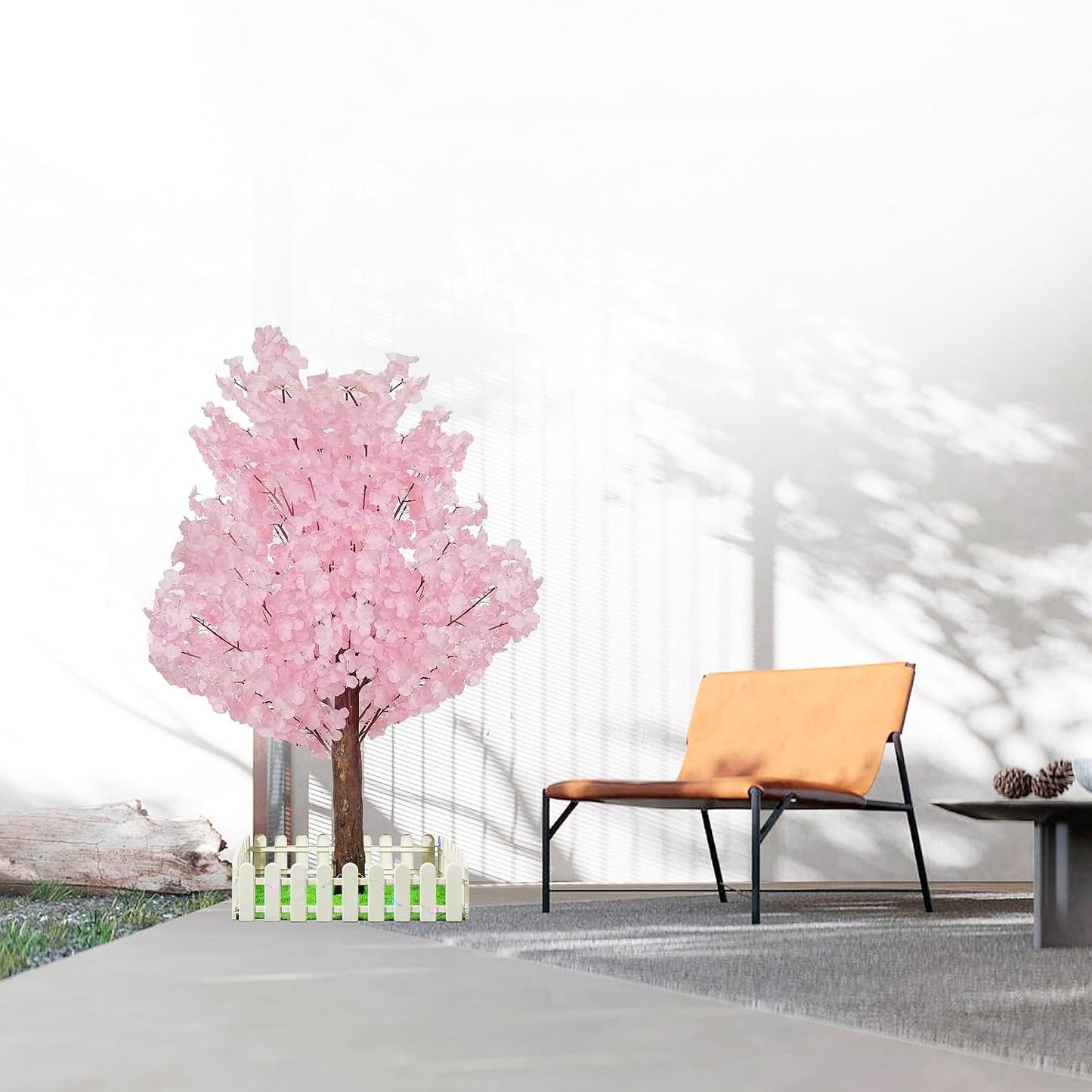 Artificial Cherry Blossom Tree - Handmade Pink Fake Cherry Blossom Tree Centerpieces for Wedding Party Christmas Garden Indoor & Outdoor