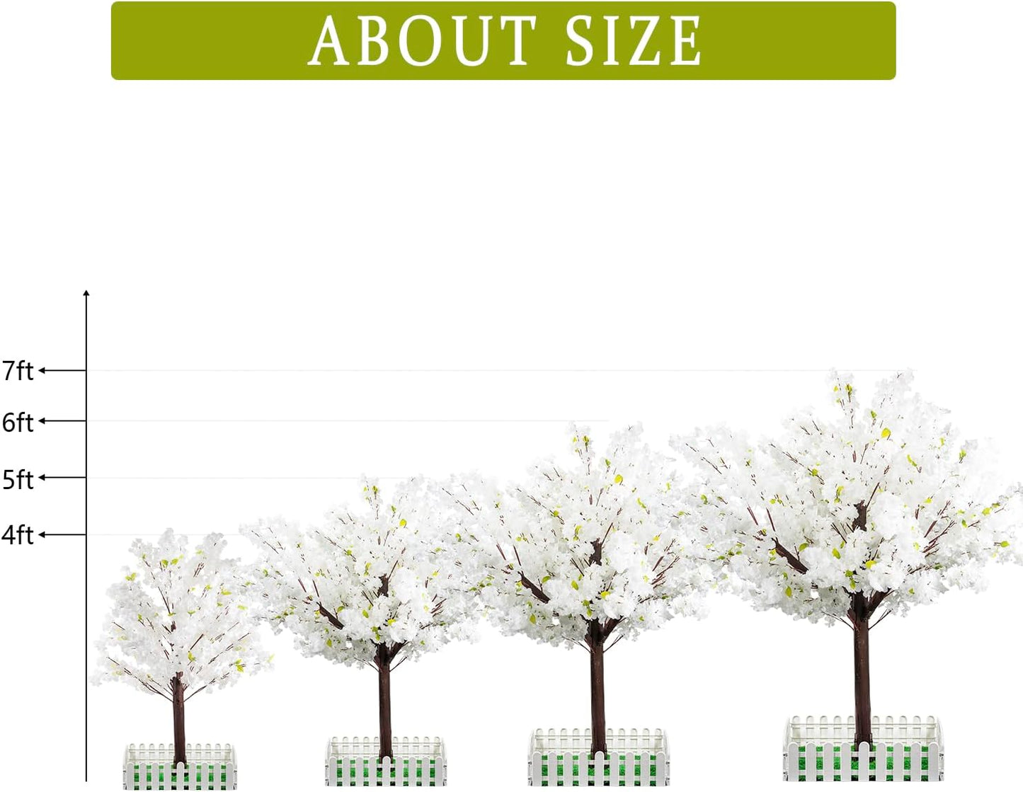 Artificial Cherry Blossom Tree - Handmade Pink Fake Cherry Blossom Tree Centerpieces for Wedding Party Christmas Garden Indoor & Outdoor
