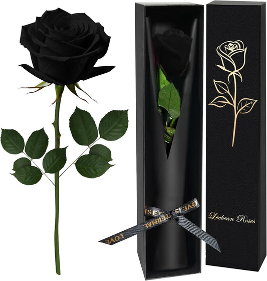 Single Forever Roses Luxury Gift for Women/Men, Birthday Gifts for Women,Flowers Gifts for Girlfriend,Wife,Mom,Anniversary,Valentine's Day,Wedding,Graduation,Presents for Her,Red