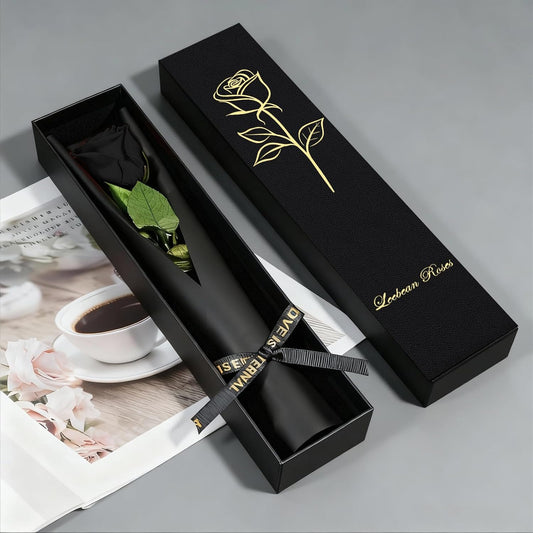 Single Forever Roses Luxury Gift for Women/Men, Birthday Gifts for Women,Flowers Gifts for Girlfriend,Wife,Mom,Anniversary,Valentine's Day,Wedding,Graduation,Presents for Her,Red