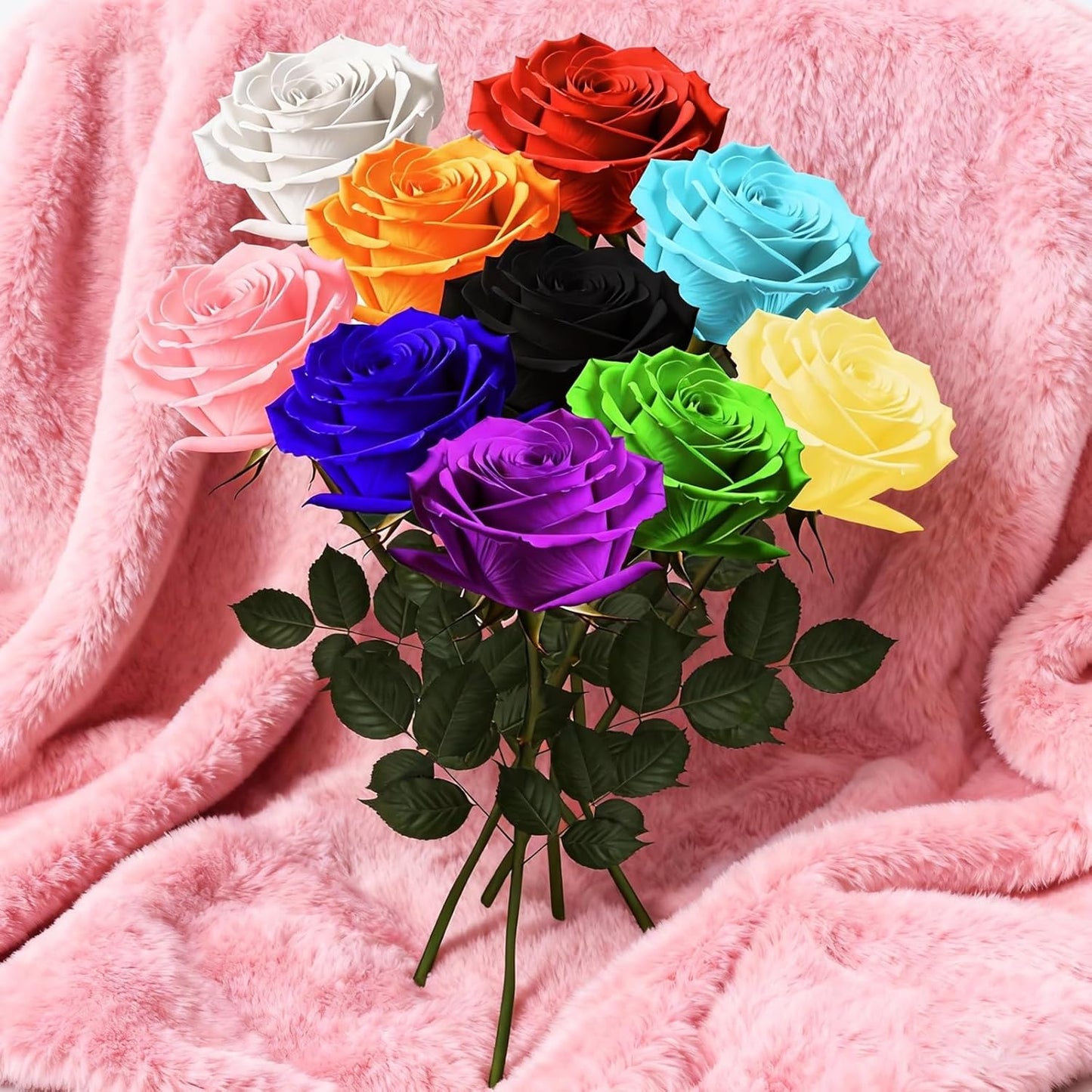 Single Forever Roses Luxury Gift for Women/Men, Birthday Gifts for Women,Flowers Gifts for Girlfriend,Wife,Mom,Anniversary,Valentine's Day,Wedding,Graduation,Presents for Her,Red