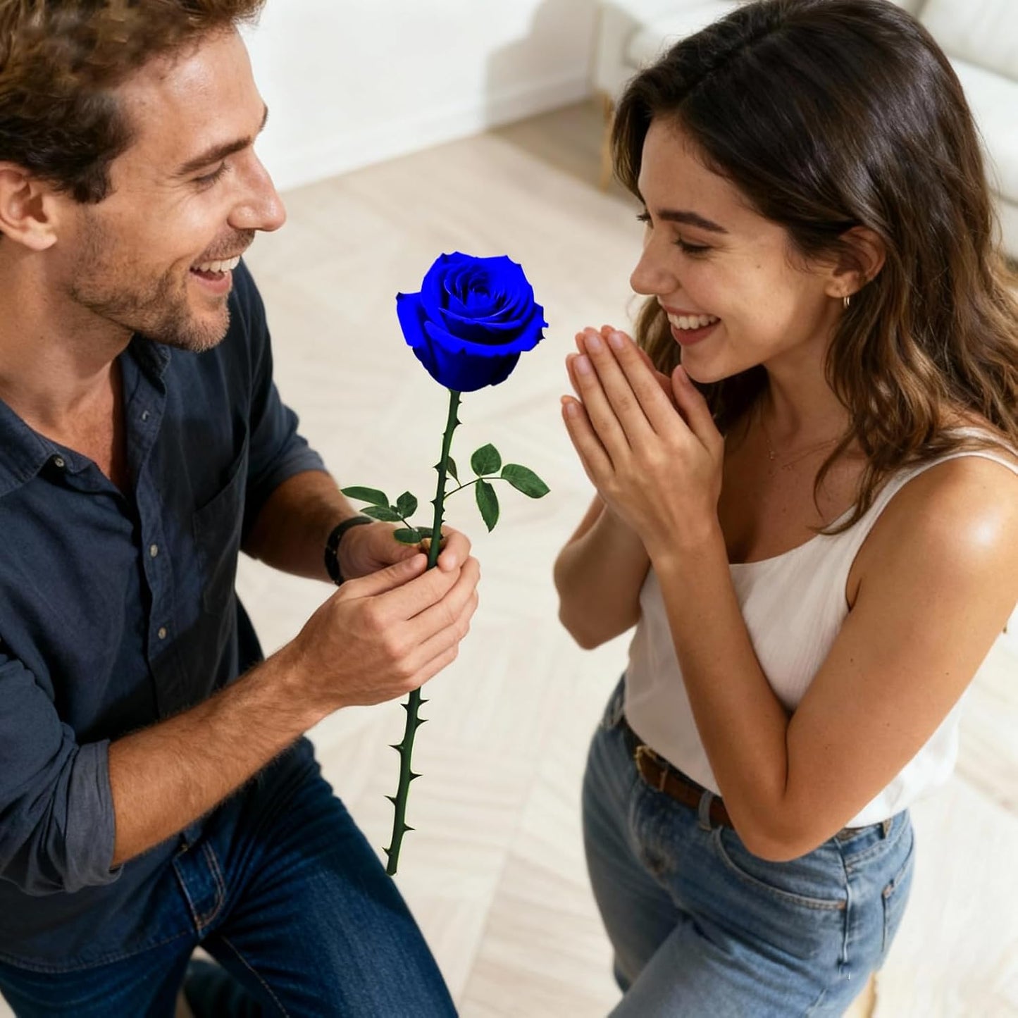 Single Forever Roses Luxury Gift for Women/Men, Birthday Gifts for Women,Flowers Gifts for Girlfriend,Wife,Mom,Anniversary,Valentine's Day,Wedding,Graduation,Presents for Her,Red