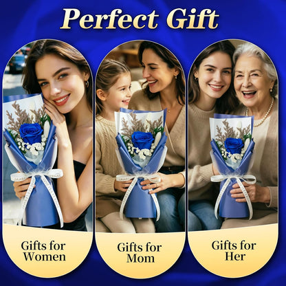 Single Forever Roses Luxury Gift for Women/Men, Birthday Gifts for Women,Flowers Gifts for Girlfriend,Wife,Mom,Anniversary,Valentine's Day,Wedding,Graduation,Presents for Her,Red
