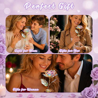 Single Forever Roses Luxury Gift for Women/Men, Birthday Gifts for Women,Flowers Gifts for Girlfriend,Wife,Mom,Anniversary,Valentine's Day,Wedding,Graduation,Presents for Her,Red
