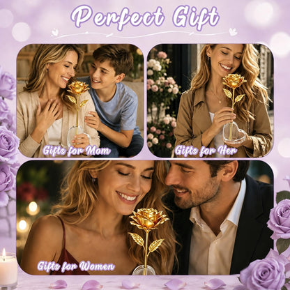 Single Forever Roses Luxury Gift for Women/Men, Birthday Gifts for Women,Flowers Gifts for Girlfriend,Wife,Mom,Anniversary,Valentine's Day,Wedding,Graduation,Presents for Her,Red
