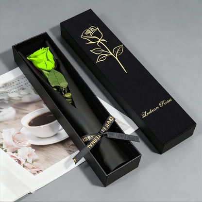 Single Forever Roses Luxury Gift for Women/Men, Birthday Gifts for Women,Flowers Gifts for Girlfriend,Wife,Mom,Anniversary,Valentine's Day,Wedding,Graduation,Presents for Her,Red