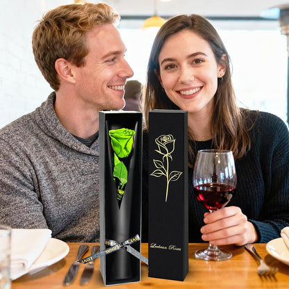 Single Forever Roses Luxury Gift for Women/Men, Birthday Gifts for Women,Flowers Gifts for Girlfriend,Wife,Mom,Anniversary,Valentine's Day,Wedding,Graduation,Presents for Her,Red