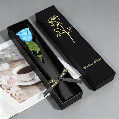 Single Forever Roses Luxury Gift for Women/Men, Birthday Gifts for Women,Flowers Gifts for Girlfriend,Wife,Mom,Anniversary,Valentine's Day,Wedding,Graduation,Presents for Her,Red