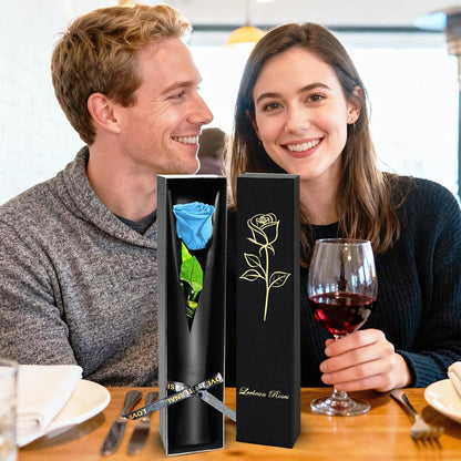 Single Forever Roses Luxury Gift for Women/Men, Birthday Gifts for Women,Flowers Gifts for Girlfriend,Wife,Mom,Anniversary,Valentine's Day,Wedding,Graduation,Presents for Her,Red