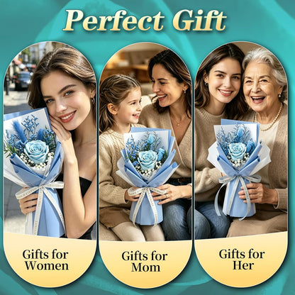 Single Forever Roses Luxury Gift for Women/Men, Birthday Gifts for Women,Flowers Gifts for Girlfriend,Wife,Mom,Anniversary,Valentine's Day,Wedding,Graduation,Presents for Her,Red