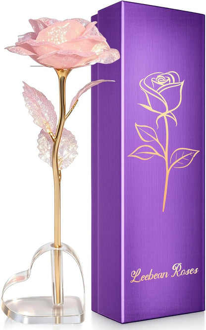 Single Forever Roses Luxury Gift for Women/Men, Birthday Gifts for Women,Flowers Gifts for Girlfriend,Wife,Mom,Anniversary,Valentine's Day,Wedding,Graduation,Presents for Her,Red