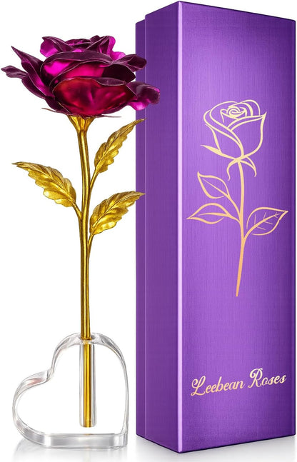 Single Forever Roses Luxury Gift for Women/Men, Birthday Gifts for Women,Flowers Gifts for Girlfriend,Wife,Mom,Anniversary,Valentine's Day,Wedding,Graduation,Presents for Her,Red