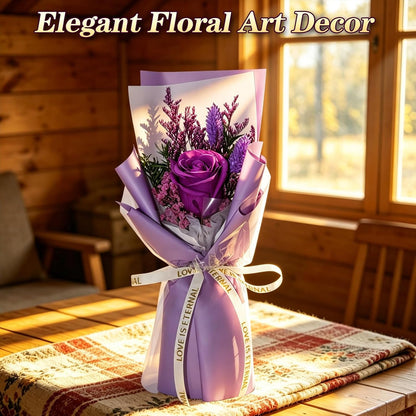 Single Forever Roses Luxury Gift for Women/Men, Birthday Gifts for Women,Flowers Gifts for Girlfriend,Wife,Mom,Anniversary,Valentine's Day,Wedding,Graduation,Presents for Her,Red