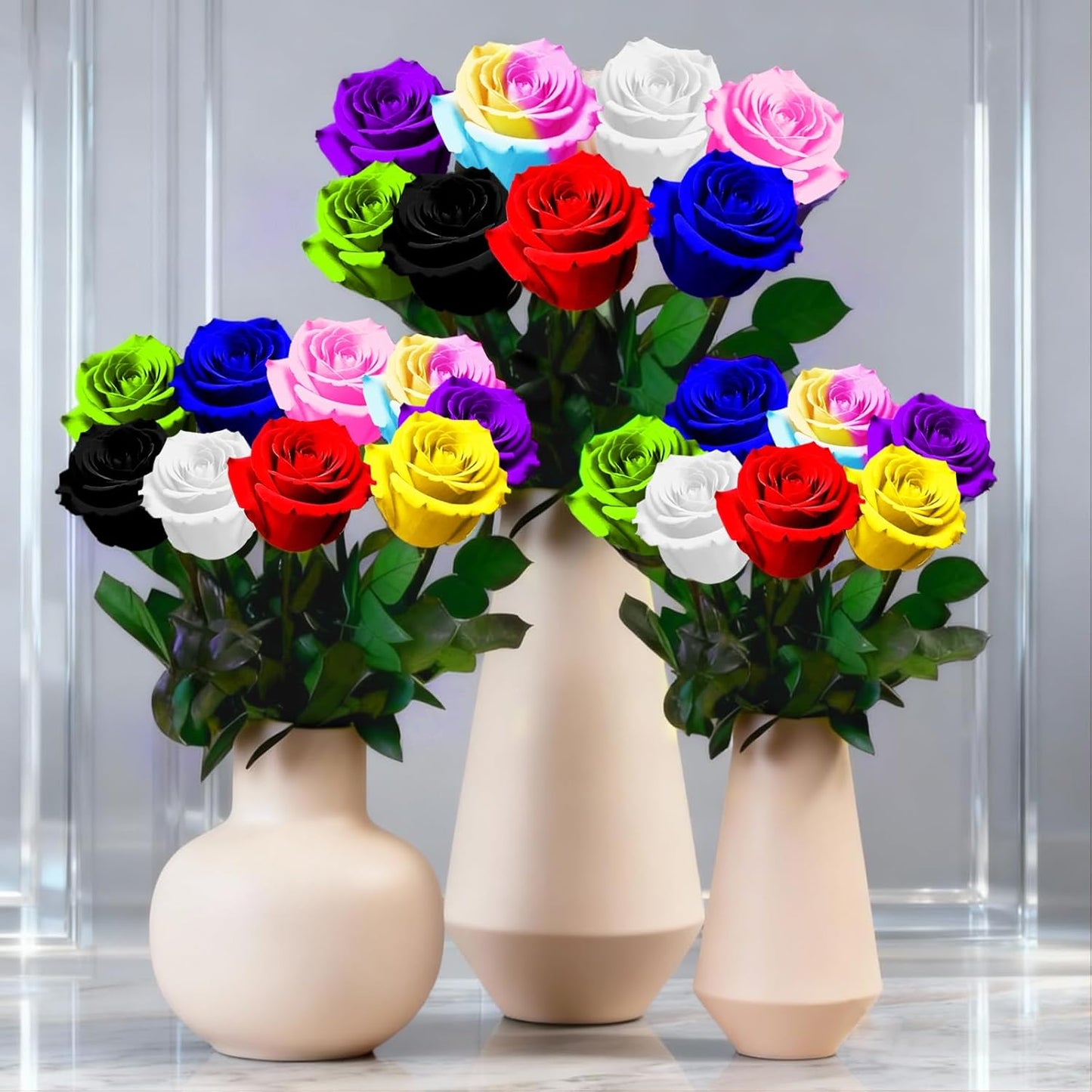 Single Forever Roses Luxury Gift for Women/Men, Birthday Gifts for Women,Flowers Gifts for Girlfriend,Wife,Mom,Anniversary,Valentine's Day,Wedding,Graduation,Presents for Her,Red