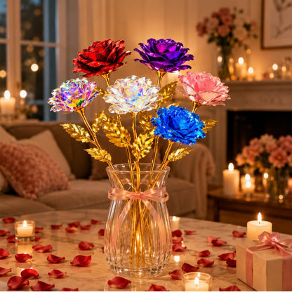 Single Forever Roses Luxury Gift for Women/Men, Birthday Gifts for Women,Flowers Gifts for Girlfriend,Wife,Mom,Anniversary,Valentine's Day,Wedding,Graduation,Presents for Her,Red