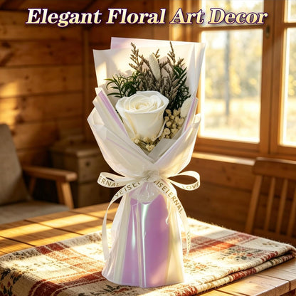 Single Forever Roses Luxury Gift for Women/Men, Birthday Gifts for Women,Flowers Gifts for Girlfriend,Wife,Mom,Anniversary,Valentine's Day,Wedding,Graduation,Presents for Her,Red