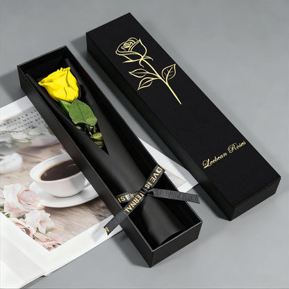Single Forever Roses Luxury Gift for Women/Men, Birthday Gifts for Women,Flowers Gifts for Girlfriend,Wife,Mom,Anniversary,Valentine's Day,Wedding,Graduation,Presents for Her,Red