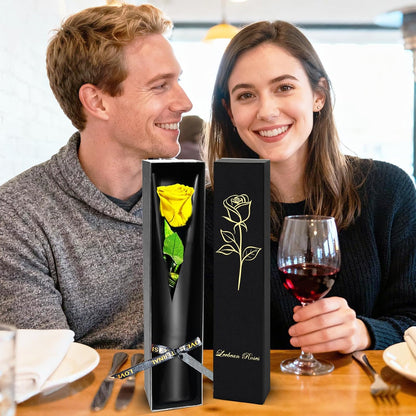 Single Forever Roses Luxury Gift for Women/Men, Birthday Gifts for Women,Flowers Gifts for Girlfriend,Wife,Mom,Anniversary,Valentine's Day,Wedding,Graduation,Presents for Her,Red