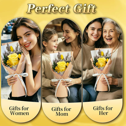 Single Forever Roses Luxury Gift for Women/Men, Birthday Gifts for Women,Flowers Gifts for Girlfriend,Wife,Mom,Anniversary,Valentine's Day,Wedding,Graduation,Presents for Her,Red
