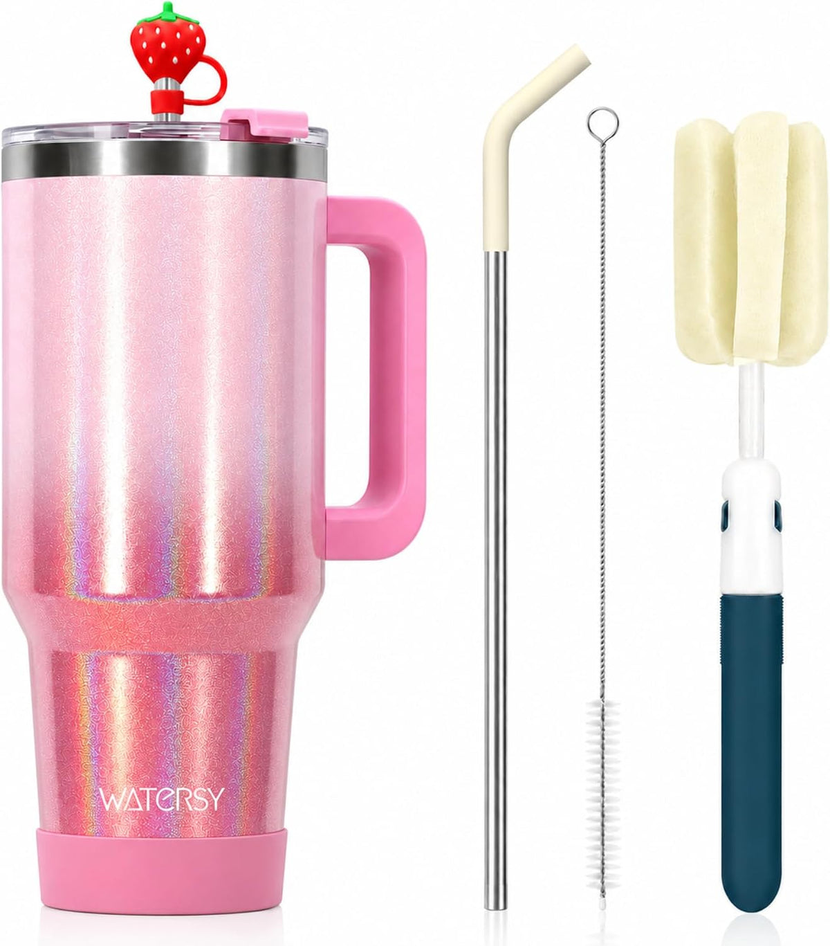WATERSY 40 oz Tumbler, 18/8 Stainless Steel Insulated Travel Mug