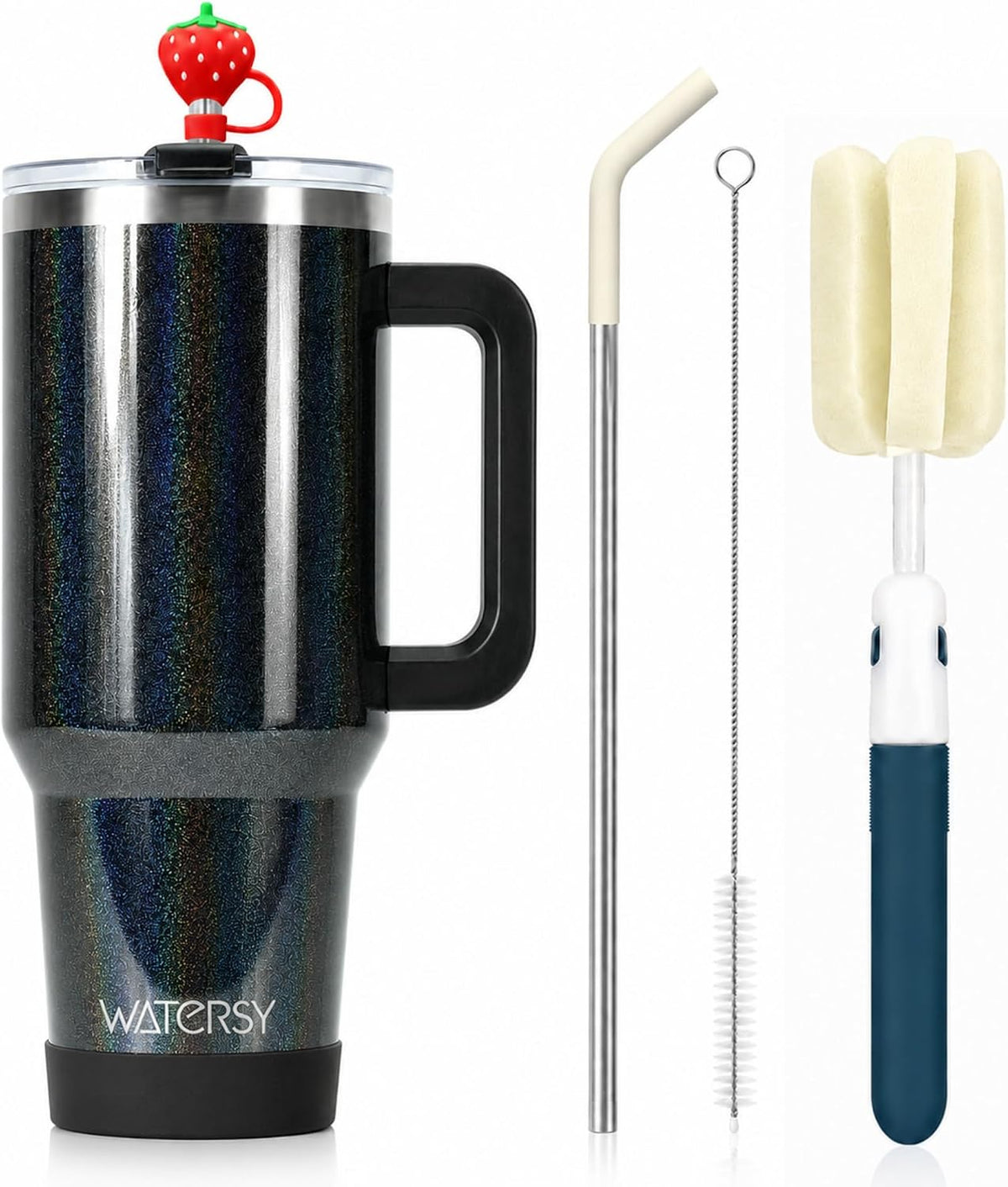 WATERSY 40 oz Tumbler, 18/8 Stainless Steel Insulated Travel Mug