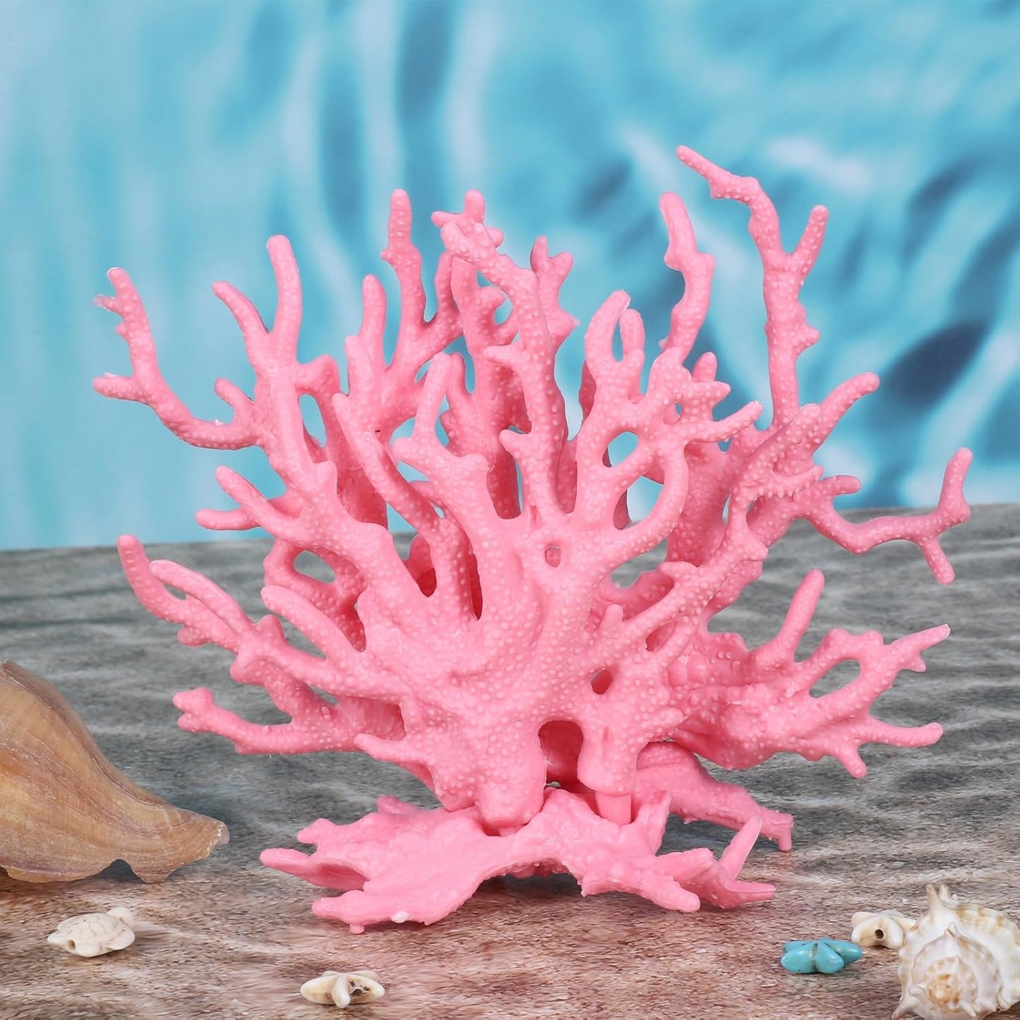 Artificial Aquarium Coral Ornament Pink Fish Tank Fake Coral Plastic Fish Tank Plants Decoration Aquarium Decor Plastic Plant for Aquariums Landscape