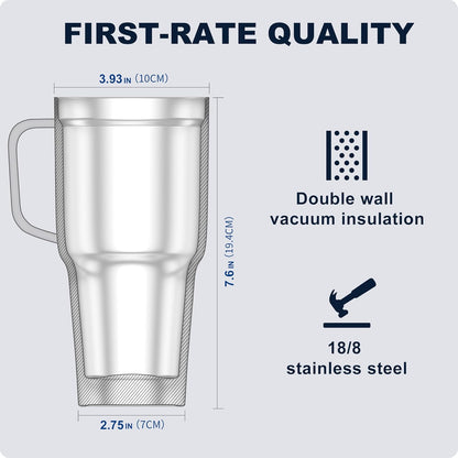 20 oz Skinny Tumbler - Stainless Steel Double Wall Insulated Slim Water Cup With Straw and Lids (Yellow)
