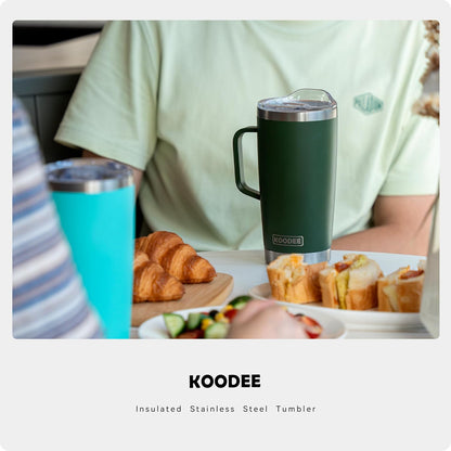 20 oz Skinny Tumbler - Stainless Steel Double Wall Insulated Slim Water Cup With Straw and Lids (Yellow)