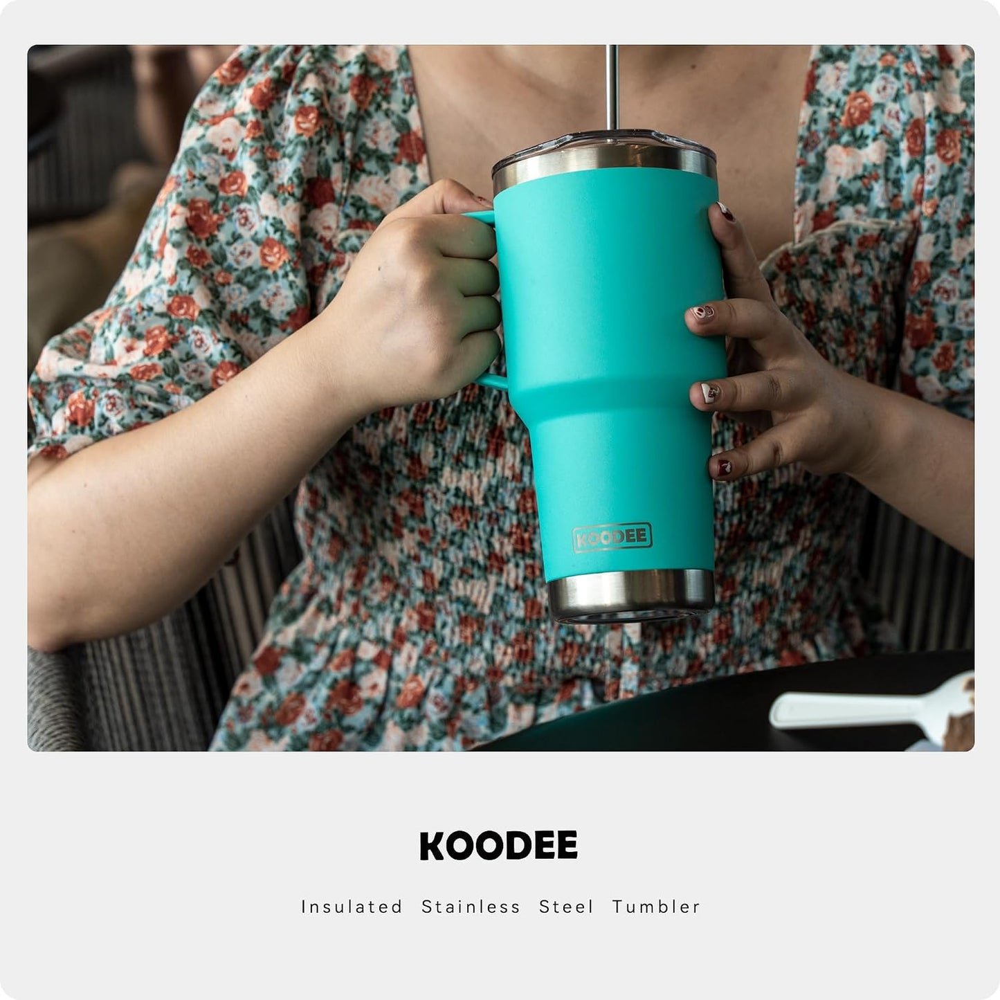 20 oz Skinny Tumbler - Stainless Steel Double Wall Insulated Slim Water Cup With Straw and Lids (Yellow)