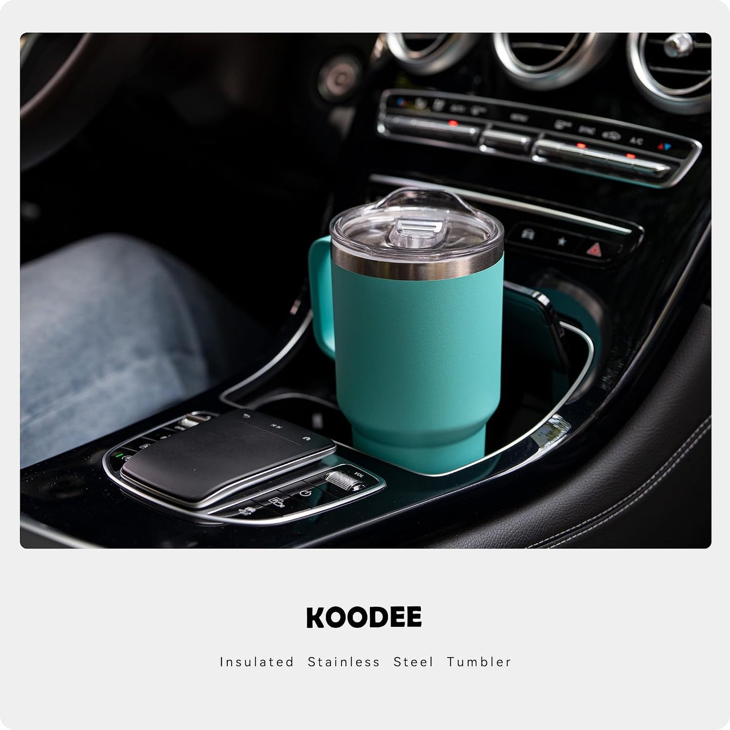 20 oz Skinny Tumbler - Stainless Steel Double Wall Insulated Slim Water Cup With Straw and Lids (Yellow)