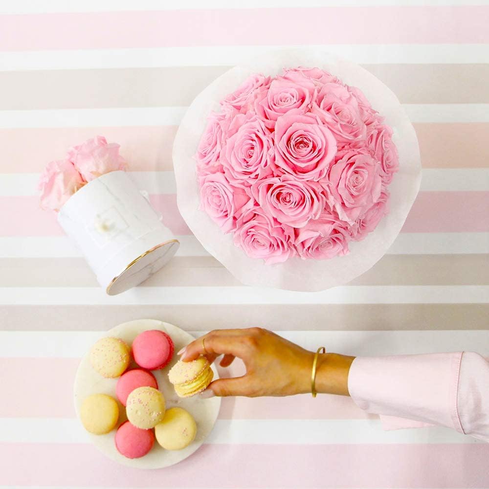 12 pcs Artificial Red Roses Flowers Long Stem Fake Silk Rose for Home Wendding Decorations(Red)