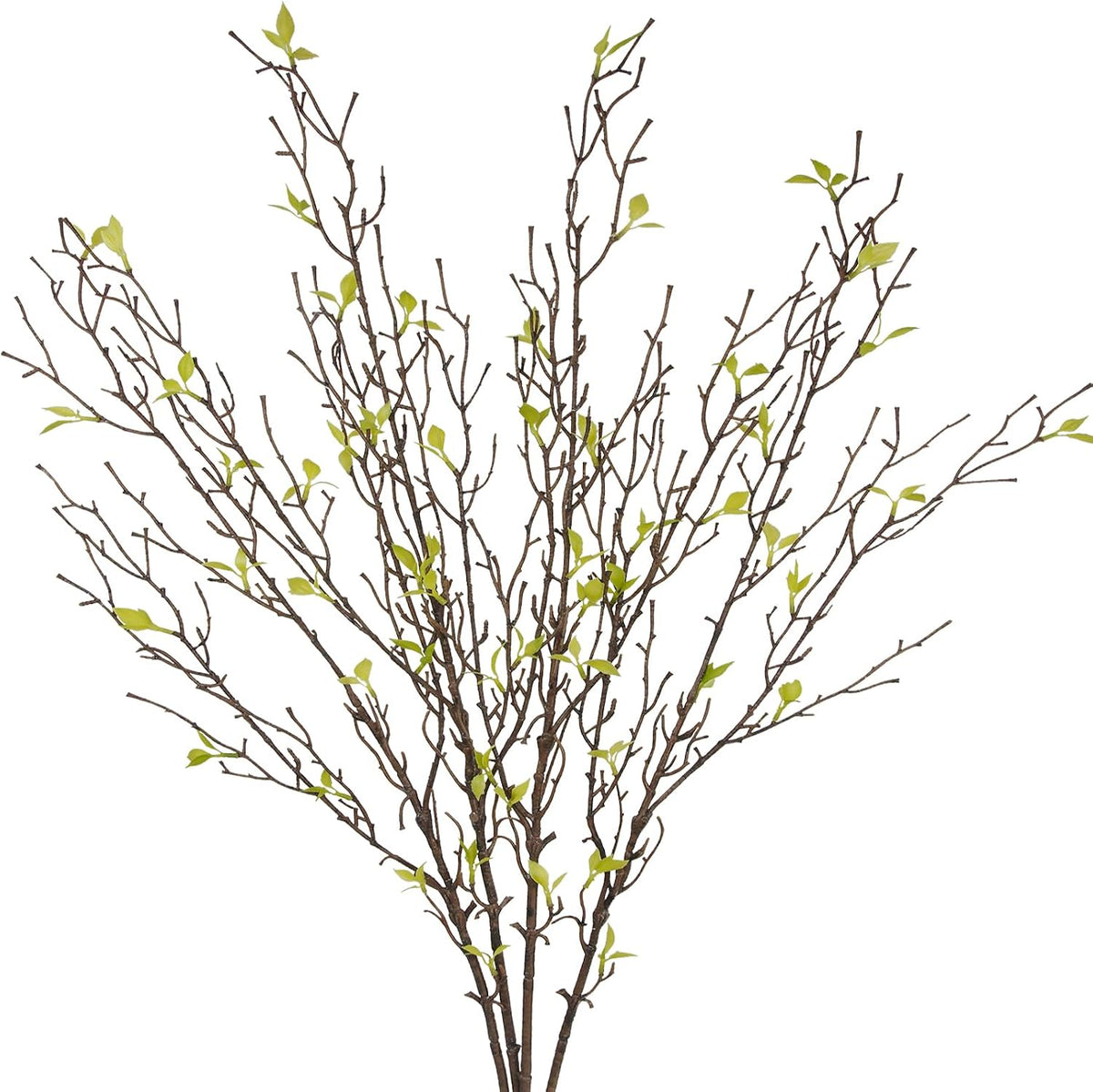 4 Pcs Faux Greenery Branches Fall Fake Twigs and Branches for Vases 31.5 Inch Brown Artificial Greenery Stems for Vase Filler Autumn Home Centerpiece Wedding Decor