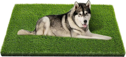 Artificial Grass, 47.3"x31.5" Professional Dog Grass Mat, Potty Training Rug and Replacement Turf Outdoor Rug Patio Lawn Decoration, Easy to Clean with Drainage Holes(47.3x31.5 inches)