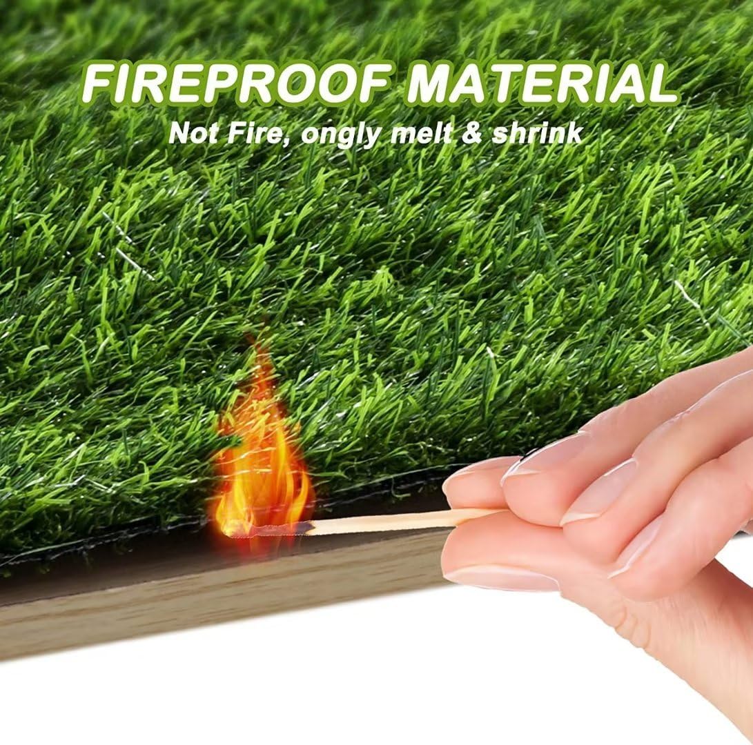Artificial Grass, 47.3"x31.5" Professional Dog Grass Mat, Potty Training Rug and Replacement Turf Outdoor Rug Patio Lawn Decoration, Easy to Clean with Drainage Holes(47.3x31.5 inches)