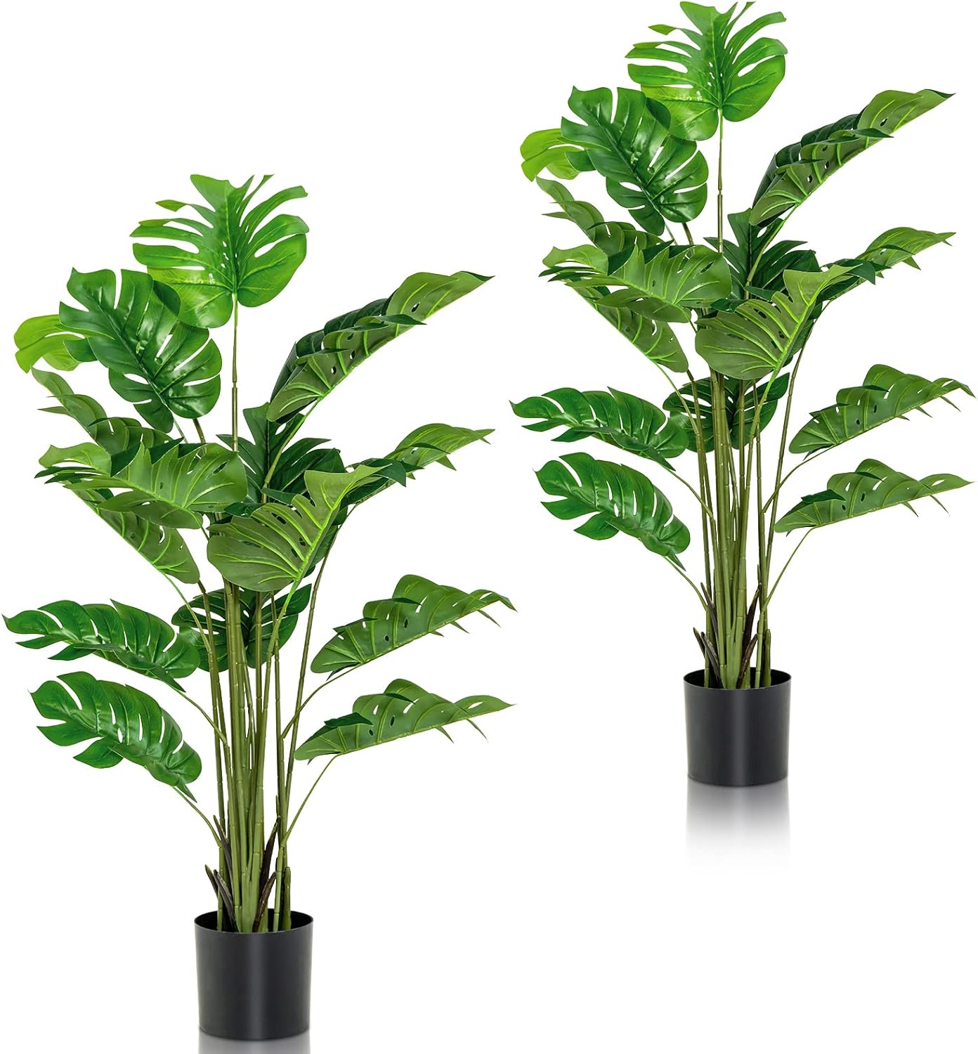 BestComfort 6ft Artificial Wisteria Tree, Green, Plastic, Polyester, Wood - No Watering or Pruning Needed