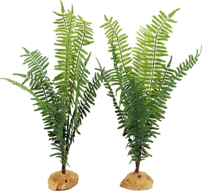 Fake Fern Plants, Plastic Reptile Terrarium Decor