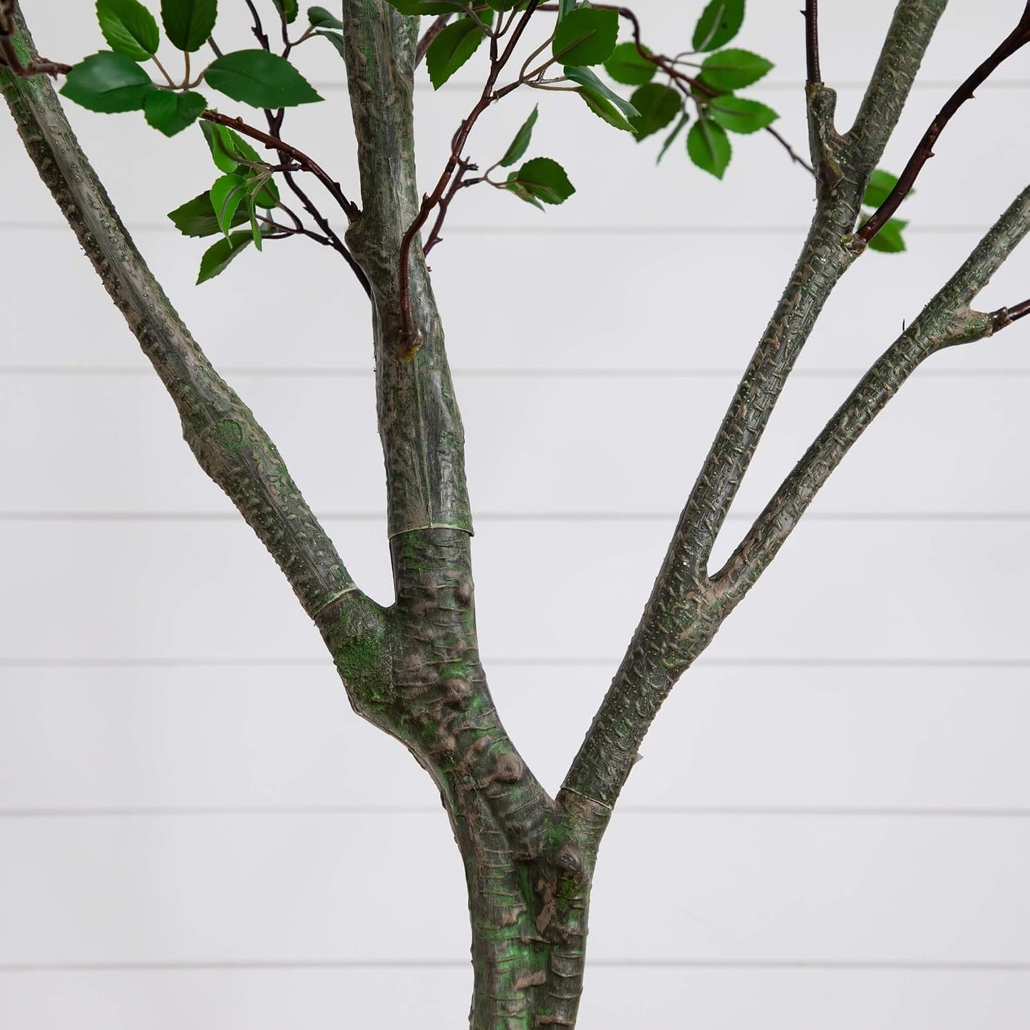5 ft Minimalist Citrus Artificial Tree with Nursery Pot | Bendable Branches, Lifelike Foliage, Realistic Multi-Tonal Trunk, Stable Nursery Planter, Ideal for Compact Spaces