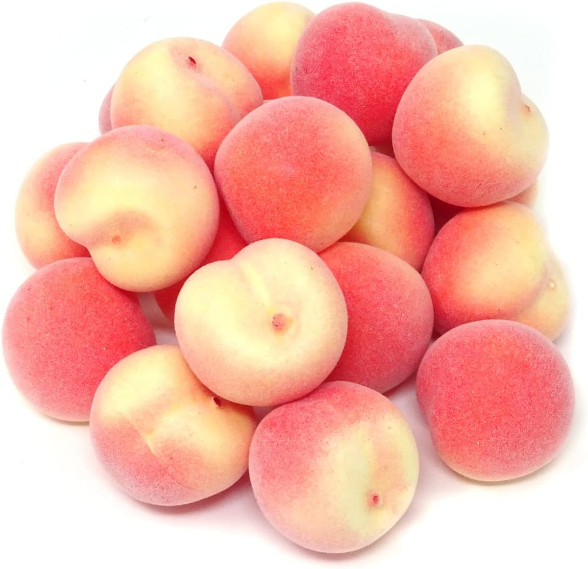 20PCS Mini Lifelike Artificial Peach Realistic Fake Fruit Peach Simulation Fruit Model Props for Home, Garden, Display Cabinet, Photography, Christmas, Harvest Festival Decoration