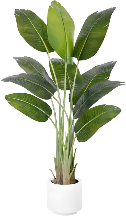 9ft Artificial Phoenix Palm Tree Tall Artificial Palm Trees with 21 Adjustable Leaves,Faux Phoenix Palm Plants for Outside Patio Pool Home Office Living Room Yard (2Pcs, 9ft)