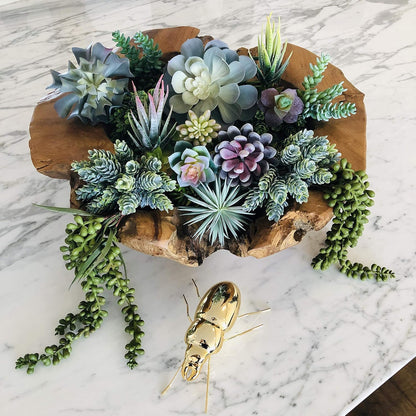 Artificial Succulents - 15 Pack - Premium Unpotted Succulent Plants Artificial - Realistic Textured Succulents - Fake Succulent Plants for DIY - Feaux Faux Cactus Plant Bulk