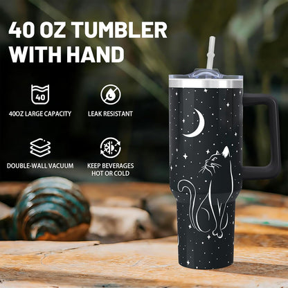 40oz Lemon Tumbler with Handle Cup, Lemon Gifts for Women | Cute Yellow Lemon Stainless Steel Leak-proof Cup Water Bottle Tumbler, Lemon Gifts for Women Birthday Christmas Mothers Day