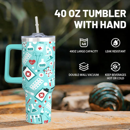 40oz Lemon Tumbler with Handle Cup, Lemon Gifts for Women | Cute Yellow Lemon Stainless Steel Leak-proof Cup Water Bottle Tumbler, Lemon Gifts for Women Birthday Christmas Mothers Day