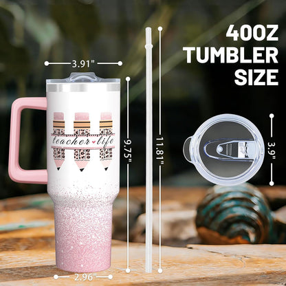 40oz Lemon Tumbler with Handle Cup, Lemon Gifts for Women | Cute Yellow Lemon Stainless Steel Leak-proof Cup Water Bottle Tumbler, Lemon Gifts for Women Birthday Christmas Mothers Day