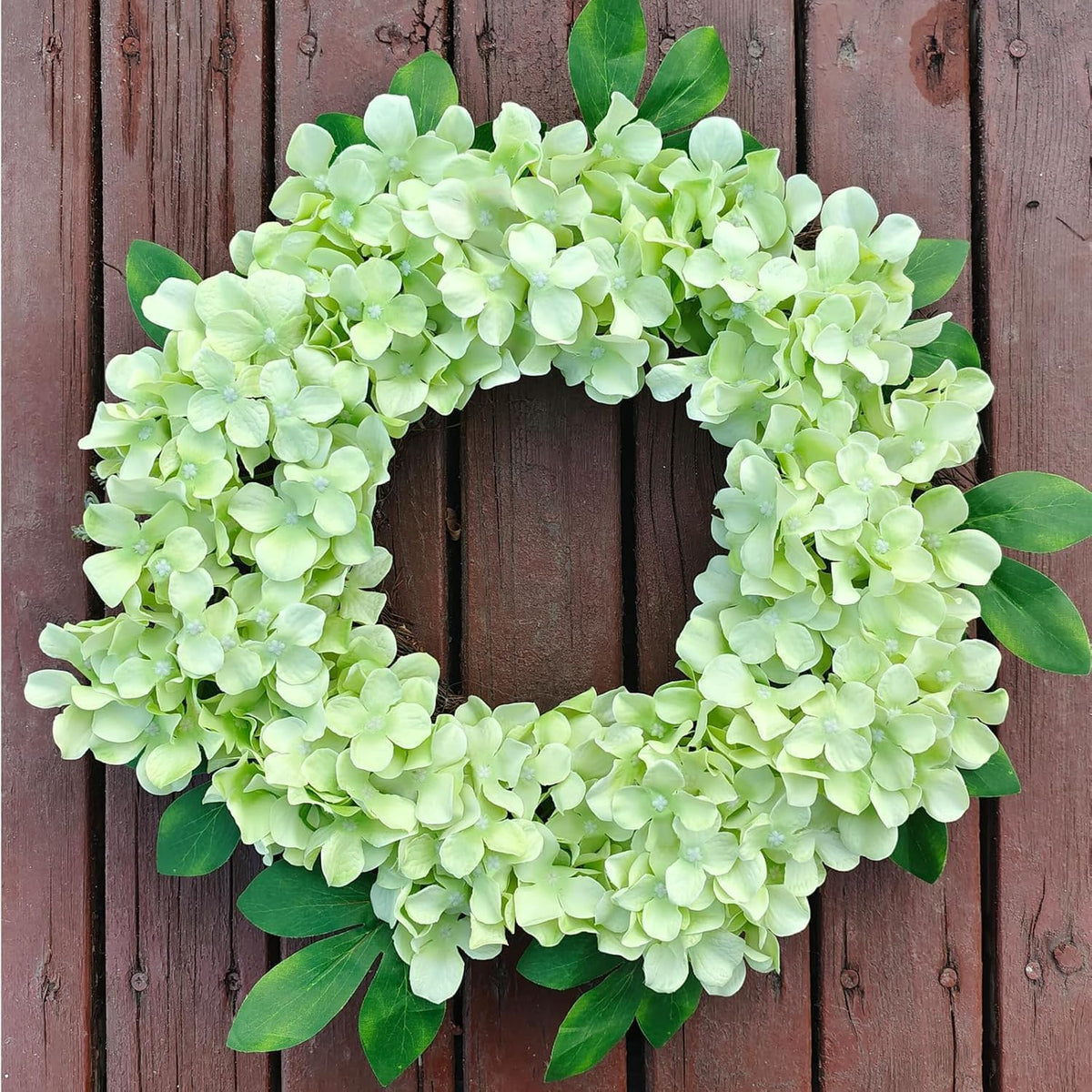 Faux White Hydrangea Artificial Flowers Bulk, Fake Silk Hydrangea Flowers Heads with Stems for Wedding Decorations Garden Party Baby Shower Porch Home Decor Table Centerpieces