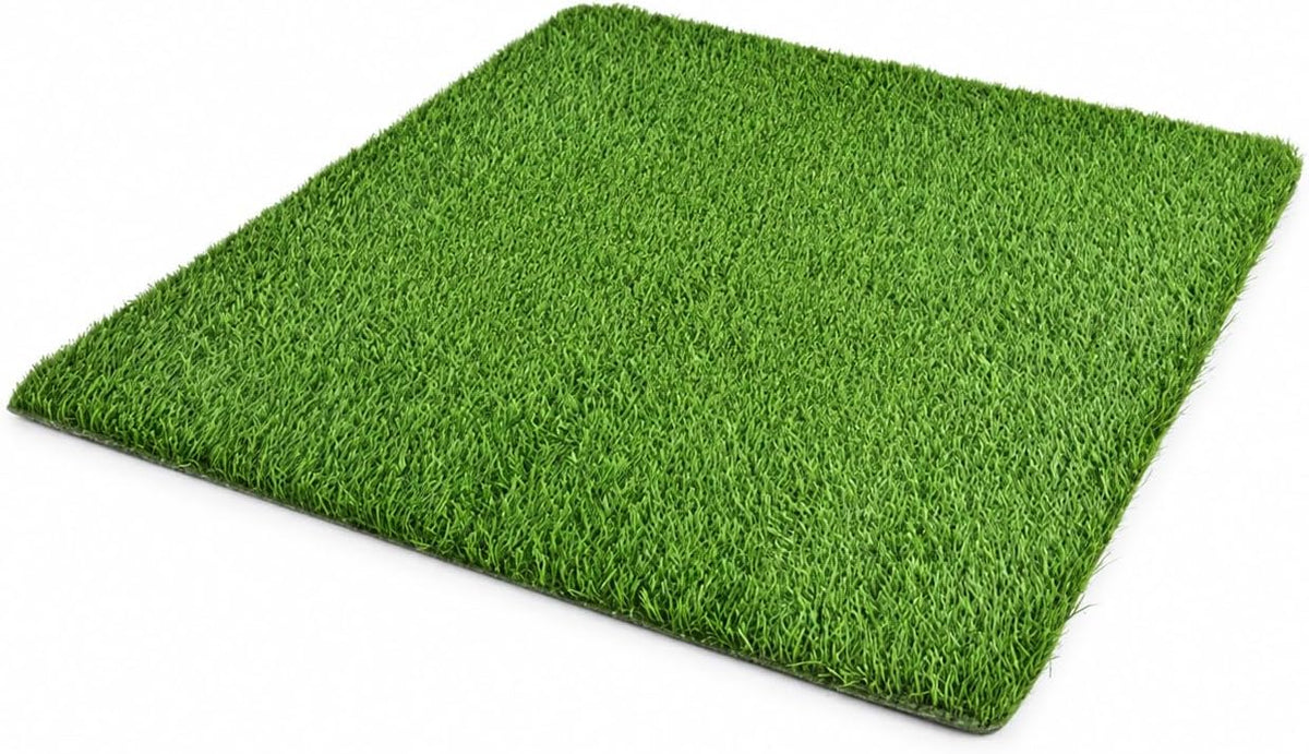 Artificial Grass Dog Potty Pad, 24 x 36 in Indoor Puppy Pee Pad with Non-Slip Rubber Base, Washable Cuttable Turf for Small Dogs, Apartments & Balconies