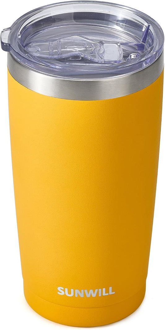 Coffee Tumbler, 20 oz Insulated Travel Mug Stainless Steel